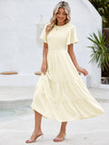 LC6119617-4015-S, LC6119617-4015-M, LC6119617-4015-L, LC6119617-4015-XL, Ivory dress