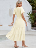 LC6119617-4015-S, LC6119617-4015-M, LC6119617-4015-L, LC6119617-4015-XL, Ivory dress