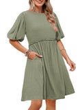 LC6119678-2809-S, LC6119678-2809-M, LC6119678-2809-L, LC6119678-2809-XL, Matcha dress