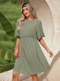 LC6119678-2809-S, LC6119678-2809-M, LC6119678-2809-L, LC6119678-2809-XL, Matcha dress