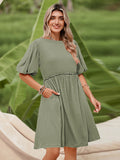 LC6119678-2809-S, LC6119678-2809-M, LC6119678-2809-L, LC6119678-2809-XL, Matcha dress