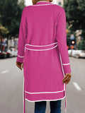 LC273739-6-S, LC273739-6-M, LC273739-6-L, LC273739-6-XL, Rose Red Sweater Dresses