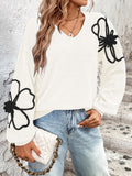 LC2724773-1-S, LC2724773-1-M, LC2724773-1-L, LC2724773-1-XL, White sweater