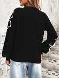 LC2724773-2-S, LC2724773-2-M, LC2724773-2-L, LC2724773-2-XL, Black sweater