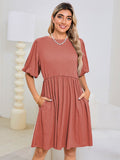 LC6119678-1203-S, LC6119678-1203-M, LC6119678-1203-L, LC6119678-1203-XL, Mineral Red dress