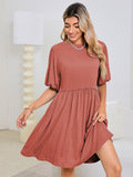 LC6119678-1203-S, LC6119678-1203-M, LC6119678-1203-L, LC6119678-1203-XL, Mineral Red dress