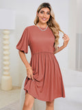 LC6119678-1203-S, LC6119678-1203-M, LC6119678-1203-L, LC6119678-1203-XL, Mineral Red dress