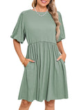 LC6119678-2309-S, LC6119678-2309-M, LC6119678-2309-L, LC6119678-2309-XL, Wormwood Green dress