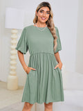 LC6119678-2309-S, LC6119678-2309-M, LC6119678-2309-L, LC6119678-2309-XL, Wormwood Green dress