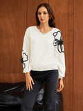 LC2724773-1-S, LC2724773-1-M, LC2724773-1-L, LC2724773-1-XL, White sweater