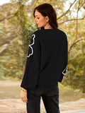 LC2724773-2-S, LC2724773-2-M, LC2724773-2-L, LC2724773-2-XL, Black sweater