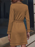 LC273739-1016-S, LC273739-1016-M, LC273739-1016-L, LC273739-1016-XL, Camel Sweater Dresses