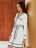 LC273739-1-S, LC273739-1-M, LC273739-1-L, LC273739-1-XL, White Sweater Dresses