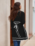 LC273739-2-S, LC273739-2-M, LC273739-2-L, LC273739-2-XL, Black Sweater Dresses