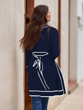 LC273739-305-S, LC273739-305-M, LC273739-305-L, LC273739-305-XL, Navy Sweater Dresses