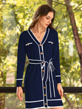 LC273739-305-S, LC273739-305-M, LC273739-305-L, LC273739-305-XL, Navy Sweater Dresses