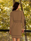 LC273739-1016-S, LC273739-1016-M, LC273739-1016-L, LC273739-1016-XL, Camel Sweater Dresses