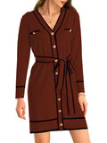 LC273739-1017-S, LC273739-1017-M, LC273739-1017-L, LC273739-1017-XL, Chestnut Sweater Dresses