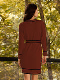 LC273739-1017-S, LC273739-1017-M, LC273739-1017-L, LC273739-1017-XL, Chestnut Sweater Dresses