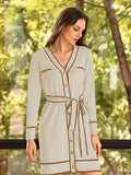 LC273739-4015-S, LC273739-4015-M, LC273739-4015-L, LC273739-4015-XL, Ivory Sweater Dresses