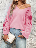 LC2724773-10-S, LC2724773-10-M, LC2724773-10-L, LC2724773-10-XL, Pink sweater