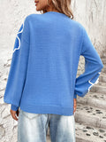 LC2724773-104-S, LC2724773-104-M, LC2724773-104-L, LC2724773-104-XL, Azure Blue sweater