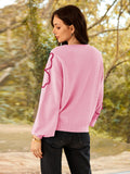 LC2724773-10-S, LC2724773-10-M, LC2724773-10-L, LC2724773-10-XL, Pink sweater