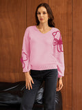 LC2724773-10-S, LC2724773-10-M, LC2724773-10-L, LC2724773-10-XL, Pink sweater