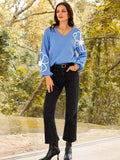 LC2724773-104-S, LC2724773-104-M, LC2724773-104-L, LC2724773-104-XL, Azure Blue sweater