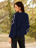 LC2724773-305-S, LC2724773-305-M, LC2724773-305-L, LC2724773-305-XL, Navy sweater