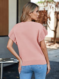 LC274060-3010-S, LC274060-3010-M, LC274060-3010-L, LC274060-3010-XL, Shrimp Pink sweater