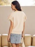 LC274060-18-S, LC274060-18-M, LC274060-18-L, LC274060-18-XL, Apricot sweater