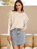 LC274060-18-S, LC274060-18-M, LC274060-18-L, LC274060-18-XL, Apricot sweater