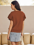 LC274060-1017-S, LC274060-1017-M, LC274060-1017-L, LC274060-1017-XL, Chestnut sweater