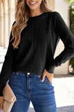 LC2724744-P2-S, LC2724744-P2-M, LC2724744-P2-L, LC2724744-P2-XL, LC2724744-P2-2XL, Black sweater