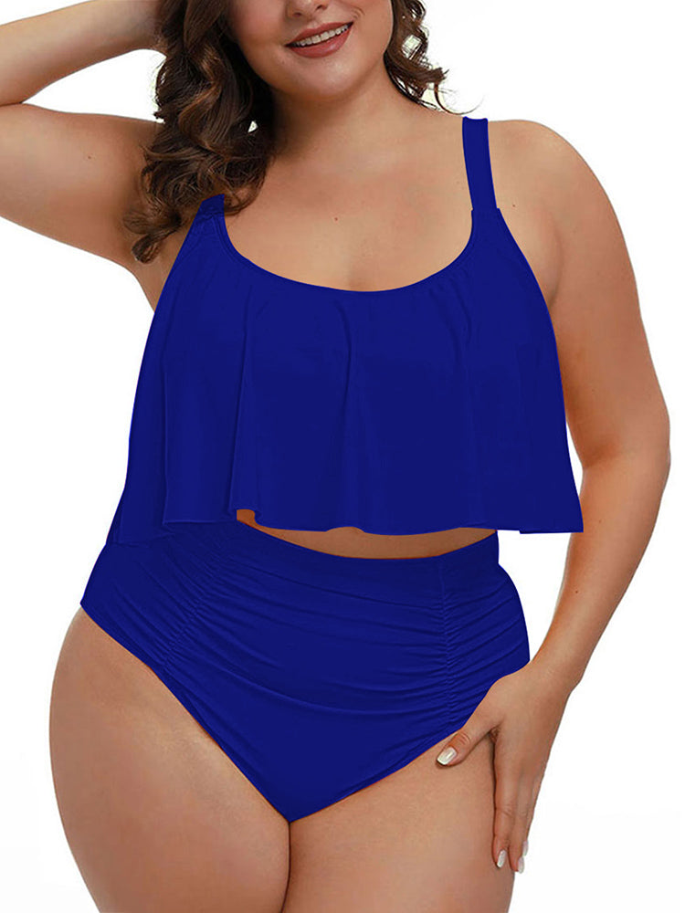  Swimsuit Women Bathing Suit Plus Size Tankini Plus Size Two  Piece Swimwear Ruffle Swimsuits for Women Plus Size (Purple, S) : Clothing,  Shoes & Jewelry