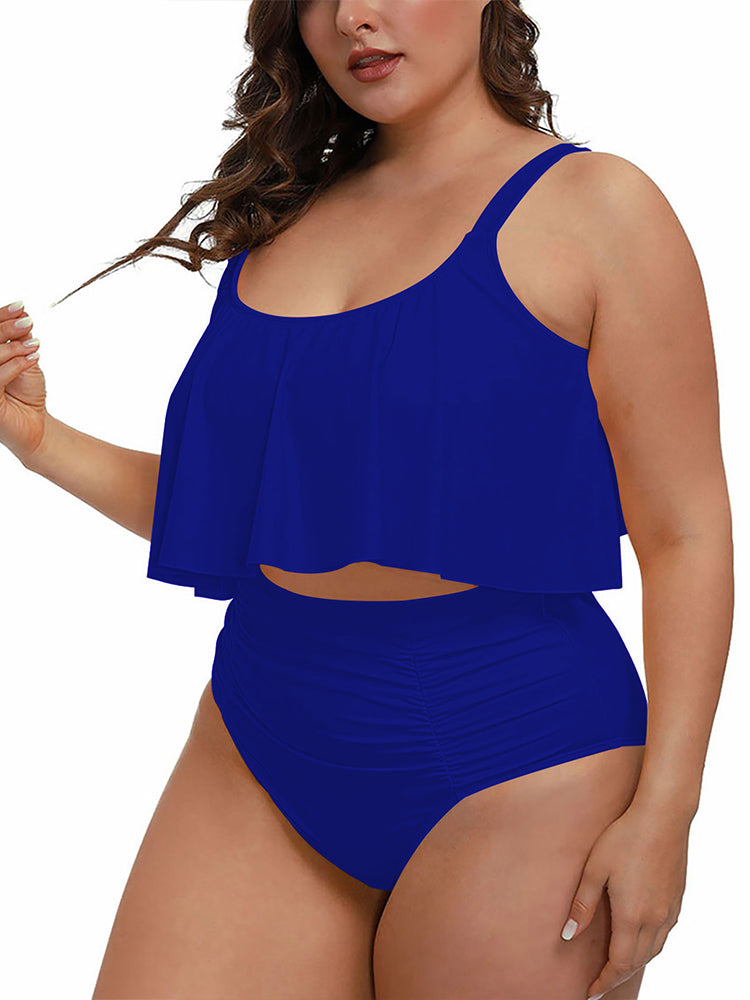 Womens Swimsuits Swimsuits For Women Casual High Waisted Bikini Crop Top  Two Piece Bathing Suits Full Coverage Swimsuits Swimwear Swimming Suits for