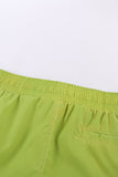 Green Womens Summer Thermochromic Sports Casual Shorts LC73678-9