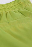 Green Womens Summer Thermochromic Sports Casual Shorts LC73678-9