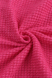 LC2552552-10-S, LC2552552-10-M, LC2552552-10-L, LC2552552-10-XL, LC2552552-10-2XL, Pink Womens Waffle Knit Shacket Jacket Button Up Casual Blouse Shirt with Pockets