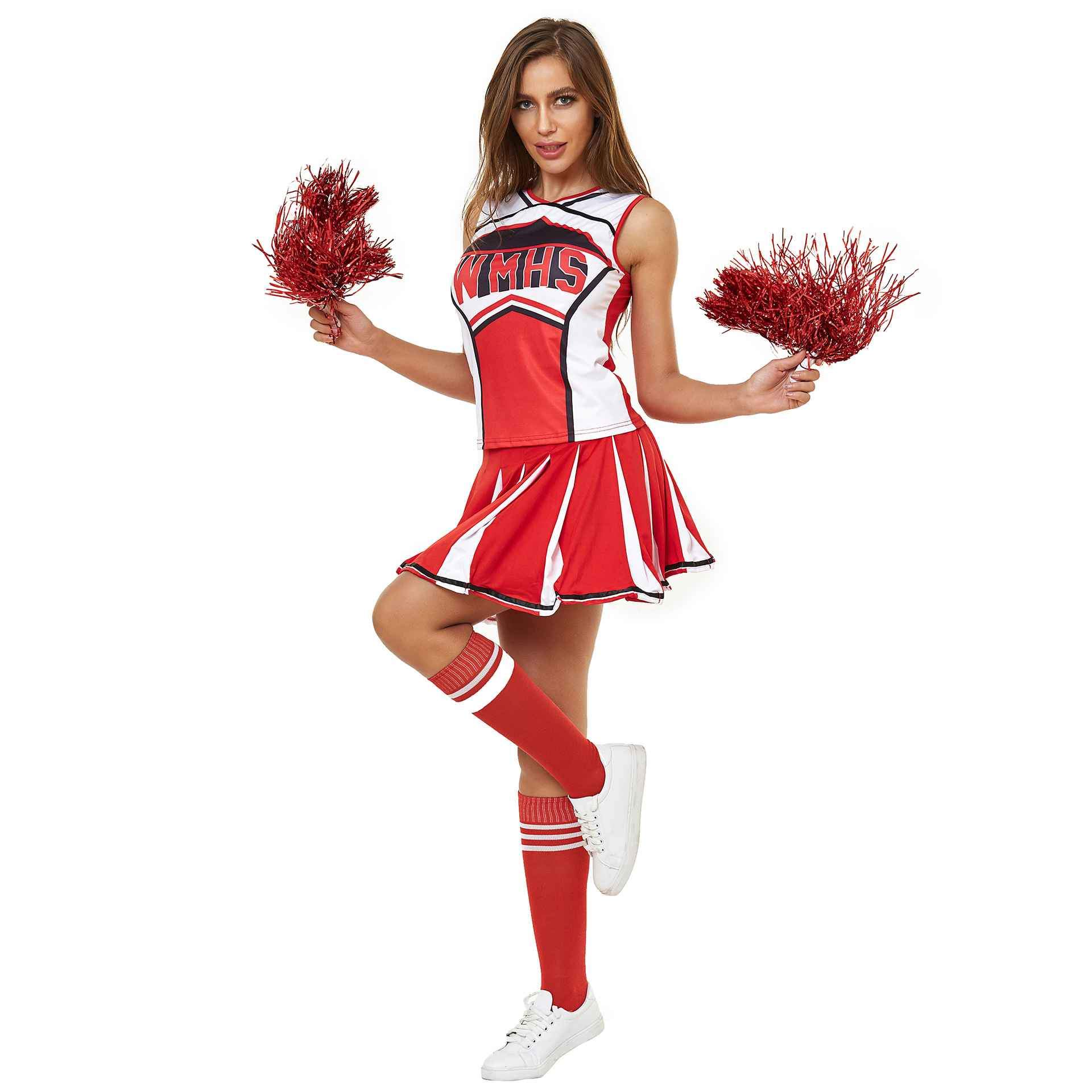 : Cosplaya Cowboy Cheerleader Costume for Women - Girls Outfit  Adult Halloween - 3 piece shirt vest and white shorts : Clothing, Shoes &