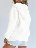 Womens Long Sleeve Hoodies Zip Up Hooded Sweatshirt Track Jacket