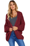 Women's Chunky Sweater Open Front Wide Long Sleeve Knit Cardigan